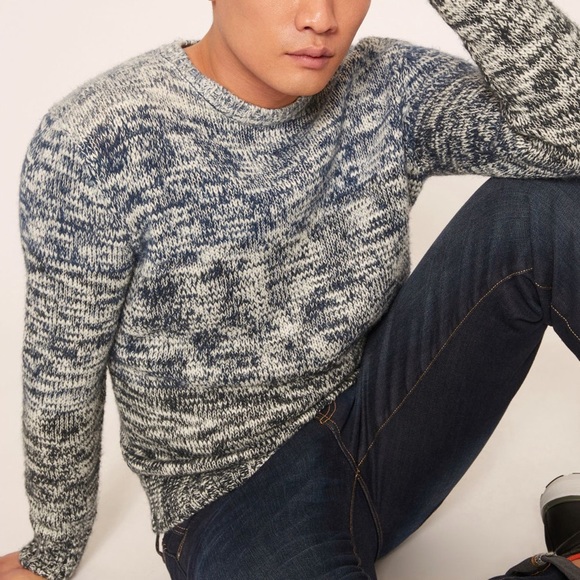 Armani Exchange Ombré Marl Wool Blend Sweater - Picture 5 of 9